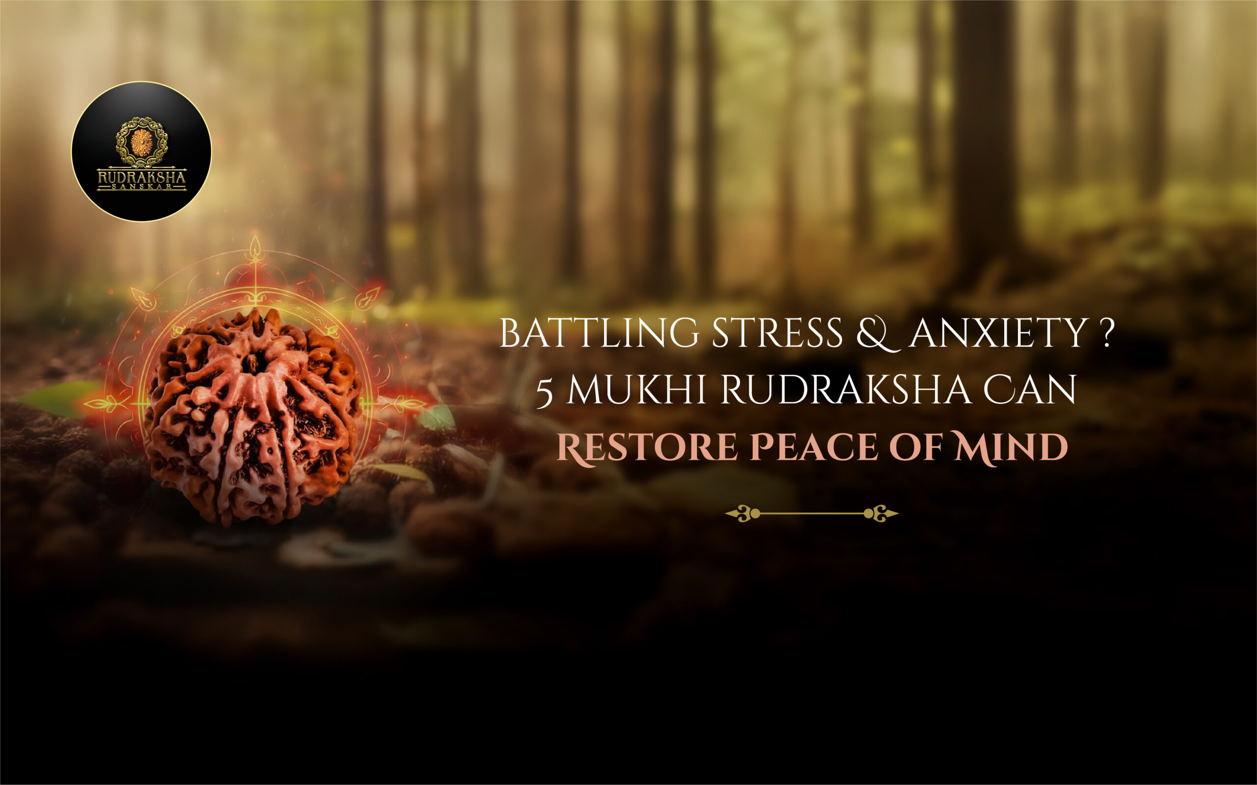 Battling Stress & Anxiety 5 Mukhi Rudraksha Can Restore Peace of Mind