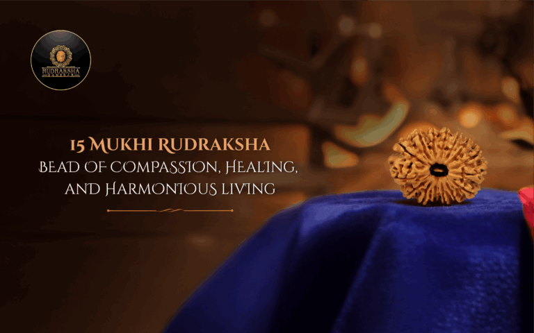 15 Mukhi Rudraksha: Bead of Compassion, Healing, and Harmonious Living 