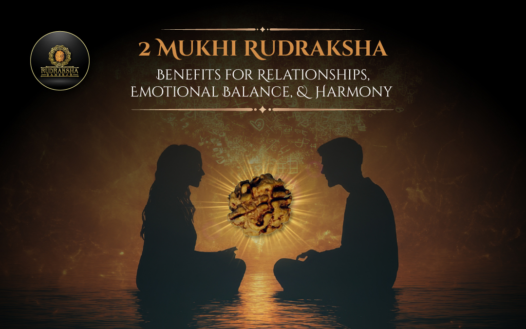 2 Mukhi Rudraksha Benefits for Relationships, Emotional Balance, and Harmony - Rudraksha Sanskar