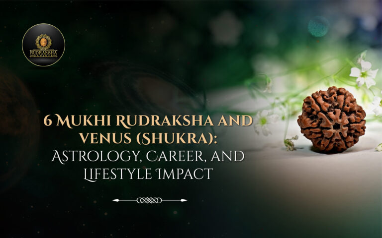 6 Mukhi Rudraksha and Venus (Shukra): Astrology, Career, and Lifestyle Impact 