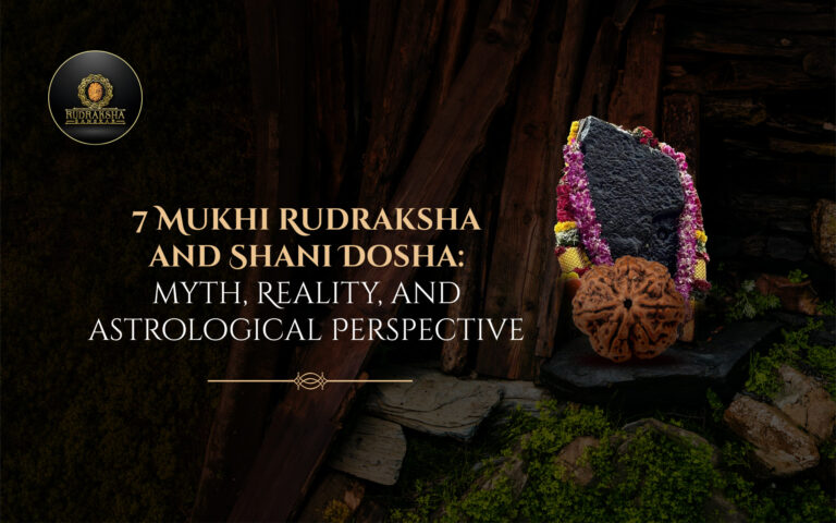 7 Mukhi Rudraksha and Shani Dosha: Myth, Reality, and Astrological Perspective 