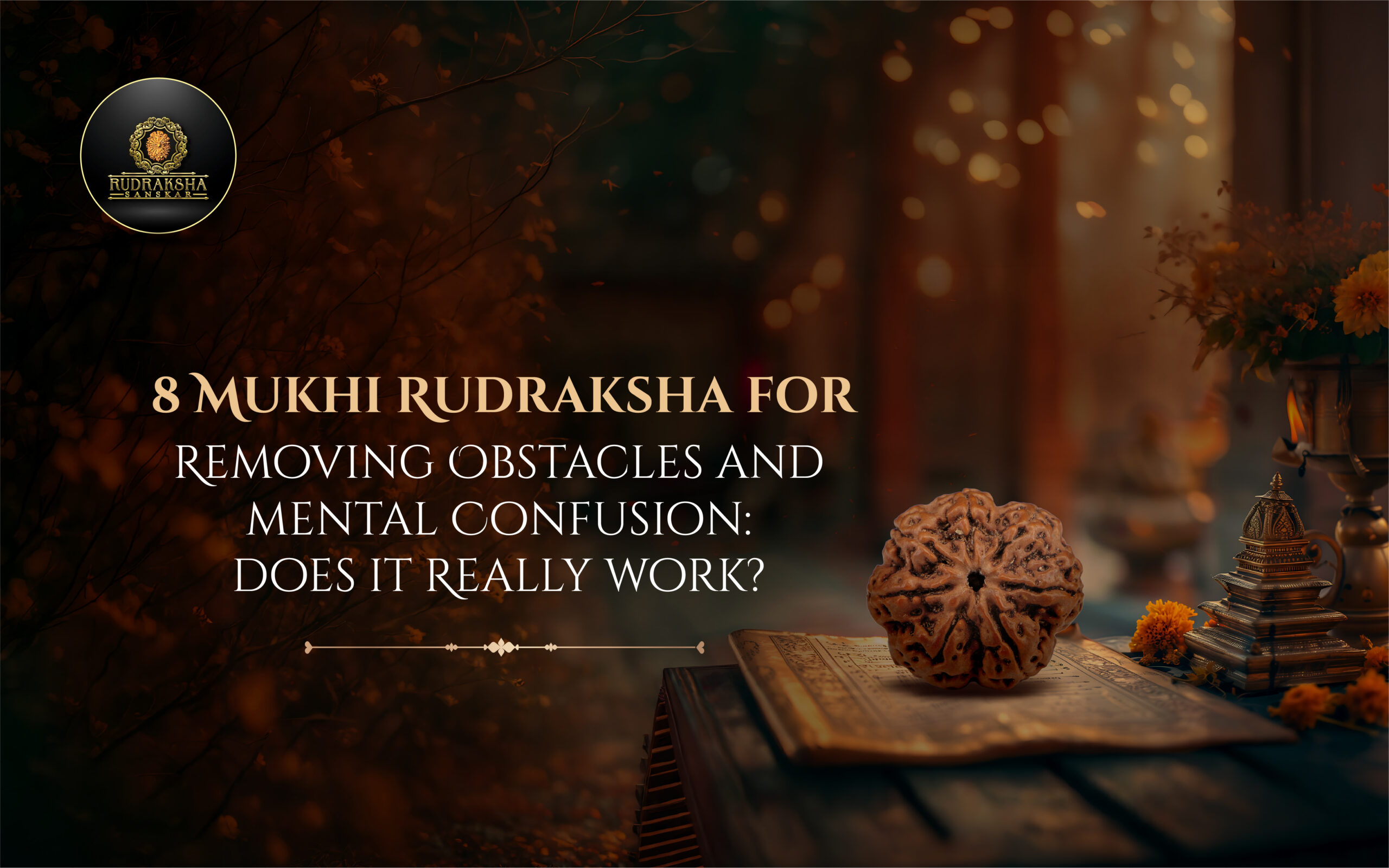 8 Mukhi Rudraksha for Removing Obstacles and Mental Confusion Does It Really Work - Rudraksha Sanskar