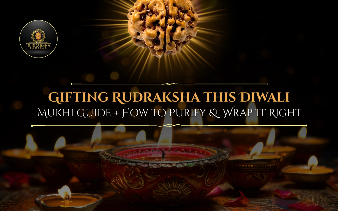 Gifting Rudraksha this Diwali Mukhi Guide + How to Purify & Wrap It Right - Rudraksha Sanskar