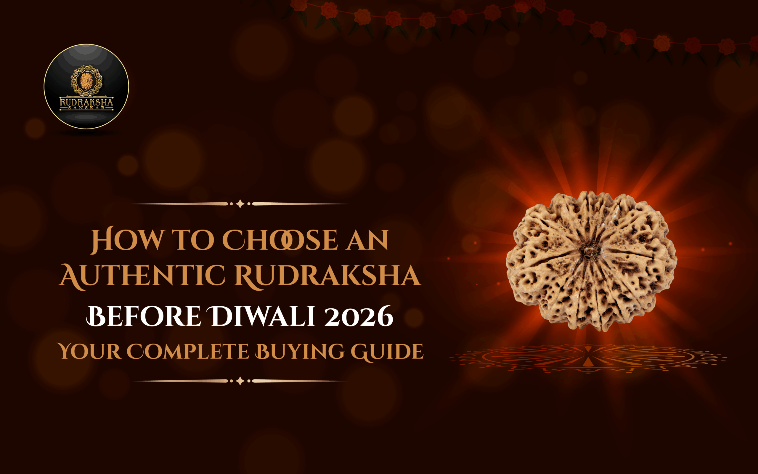 How to Choose an Authentic Rudraksha Before Diwali 2026 - Your Complete Buying Guide - Rudraksha Sanskar