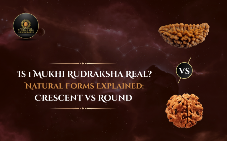 Is Ek Mukhi Rudraksha Real? Natural Forms Explained: Crescent vs Round