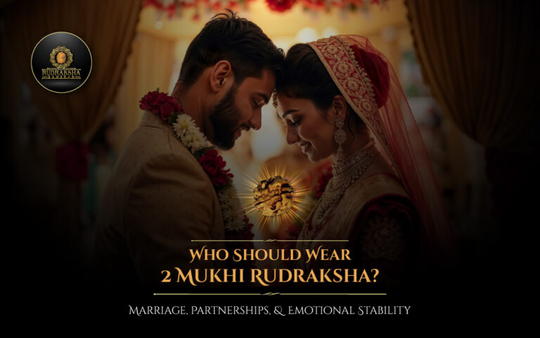 Who Should Wear 2 Mukhi Rudraksha? Marriage, Partnerships, and Emotional Stability Explained 