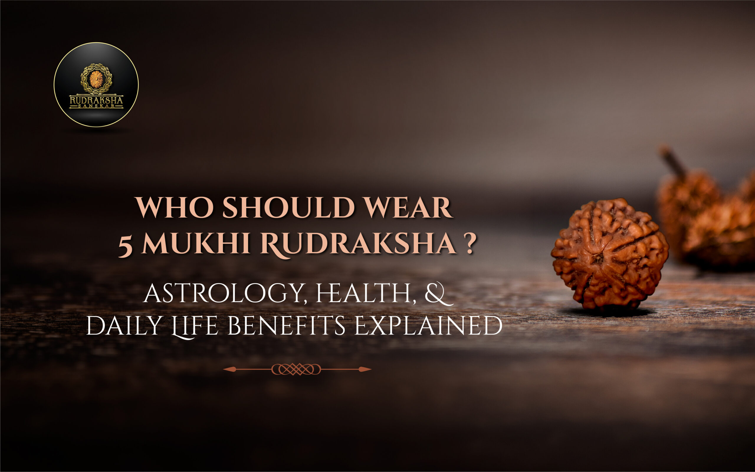 Who Should Wear 5 Mukhi Rudraksha Astrology, Health, and Daily Life Benefits Explained - Rudraksha Sanskar