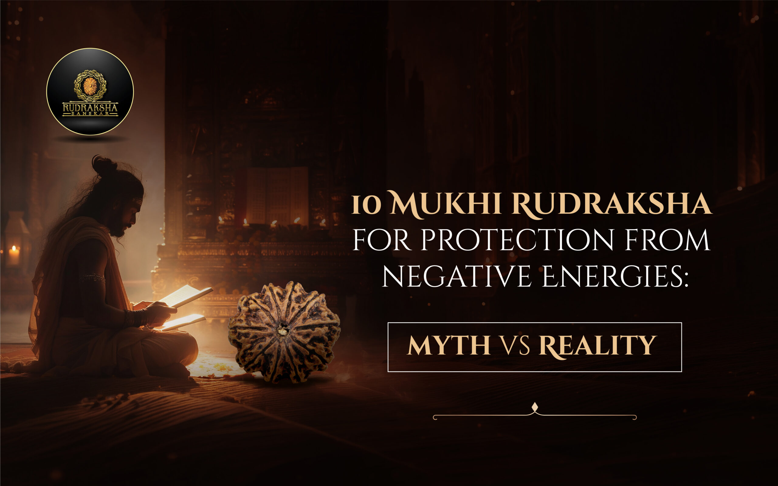 10 Mukhi Rudraksha for Protection from Negative Energies Myth vs Reality - Rudraksha Sanskar