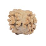 2 Mukhi Rudraksha 17.5mm 1.19gm - Rudraksha back