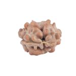 2 Mukhi Rudraksha 10.5mm 0.3gm - Rudraksha back