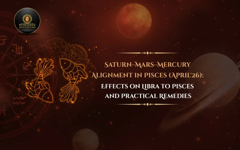 Saturn–Mars–Mercury Alignment in Pisces (April’26): Effects on Libra to Pisces and Practical Remedies