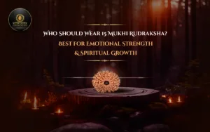 Who Should Wear 15 Mukhi Rudraksha? Best for Emotional Strength, Spiritual Growth, and Inner Freedom