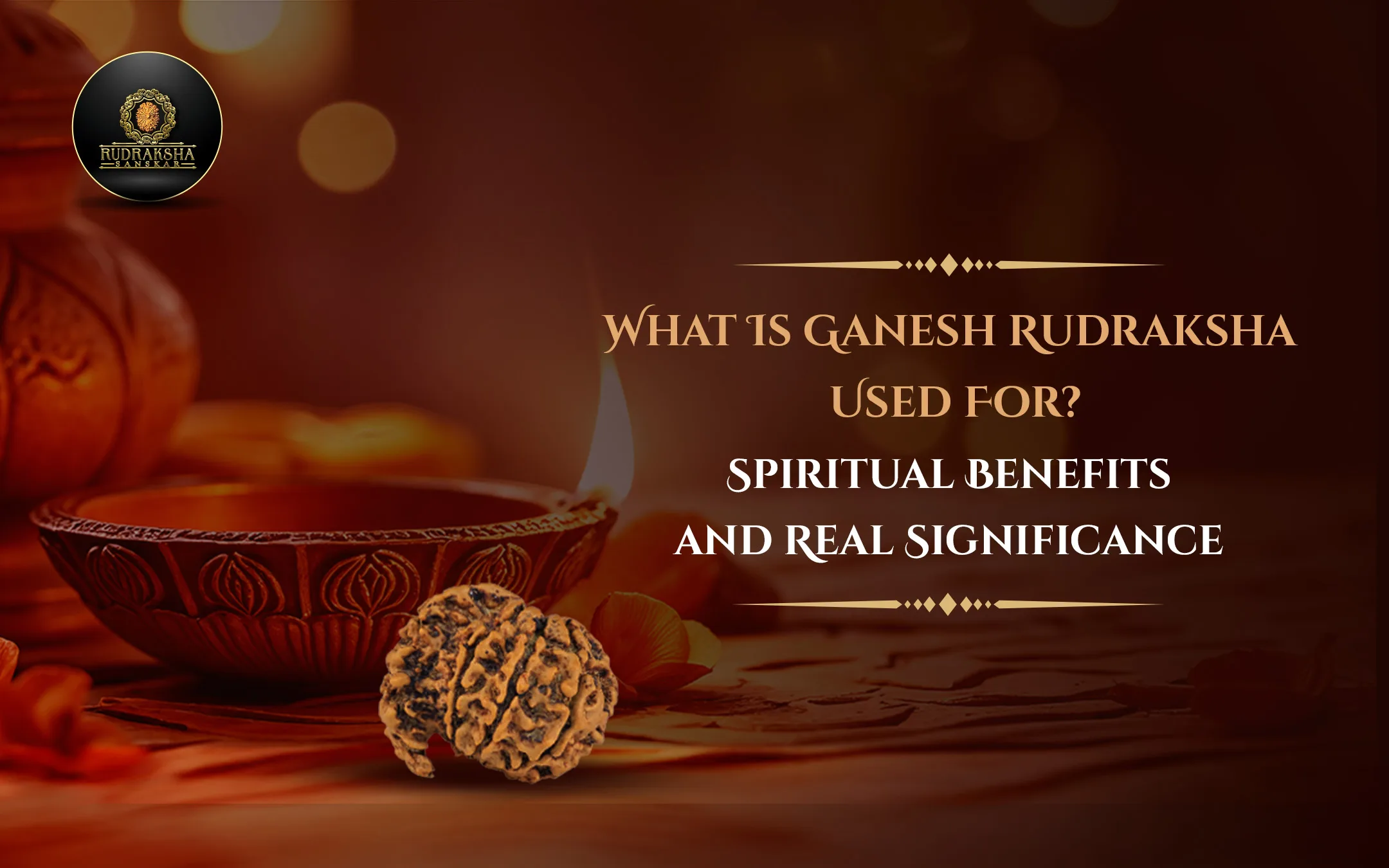 What Is Ganesh Rudraksha Used For? Spiritual Benefits and Real Significance