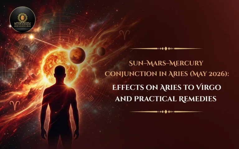 Sun–Mars–Mercury Conjunction in Aries (May 2026): Effects on Aries to Virgo and Practical Remedies 