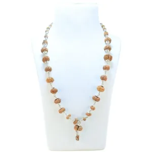 Indrakshi Mala with Silver Capping ( Indonesian ) - Mala Image