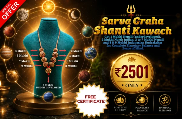 Dhan - Vidhya - Buddhi Kawach - Mala Image