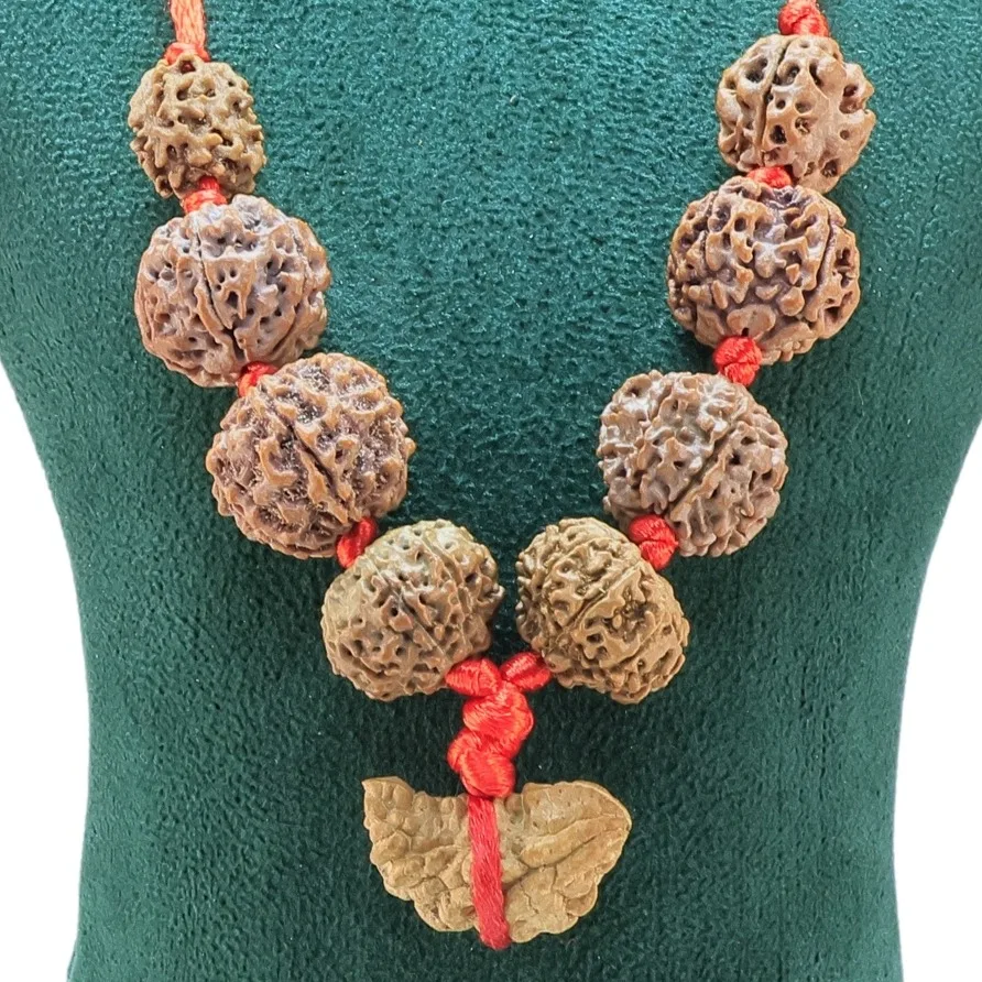 Sarva Graha Shanti Kawach ( with 1 Mukhi South Indian ) - Rudraksha Zoom Image