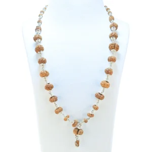 Indrakshi Mala with Silver Capping ( Indonesian ) - Rudraksha Zoom Image