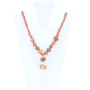 1 to 14 Mukhi Rudraksha Mala with Double Ganesh ( Siddha Mala Indonesian ) - Mala Image