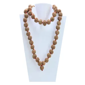 7 Mukhi Nepali Kantha ( 14-16mm ) - Mala Image