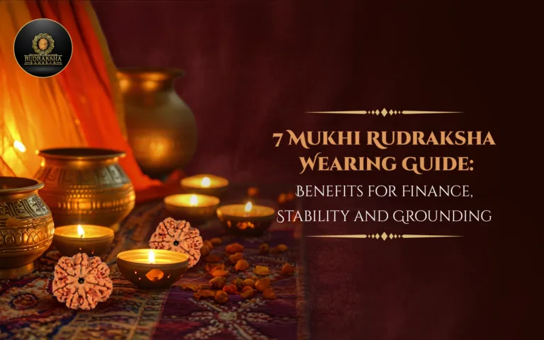7 Mukhi Rudraksha Wearing Guide: Benefits for Finance, Stability and Grounding 