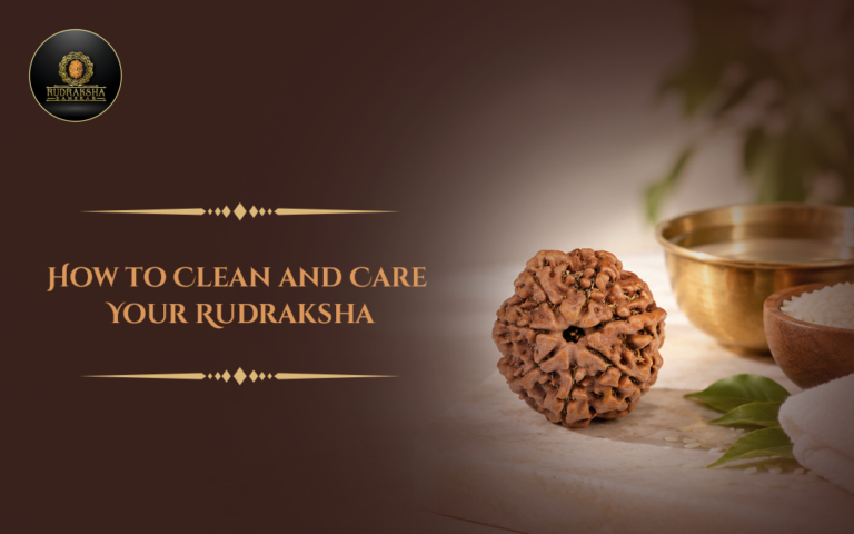 How to Clean and Care for Your Rudraksha 
