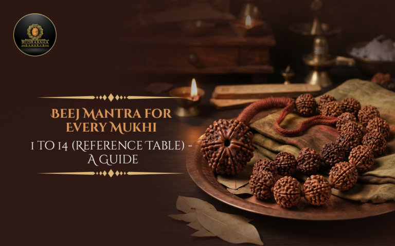 Beej Mantra for Every Mukhi, 1 to 14: A Reference