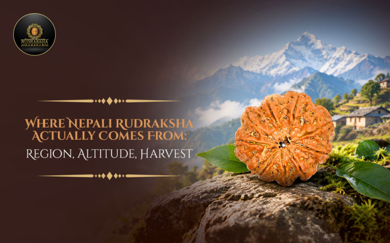 Where Nepali Rudraksha Actually Comes From: Region, Altitude, Harvest