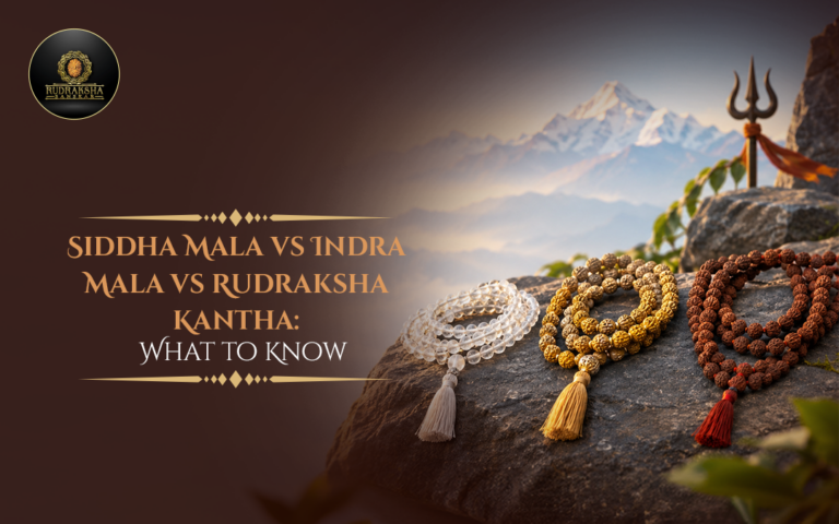 Siddha Mala vs Indra Mala vs Rudraksha Kantha: What to Know